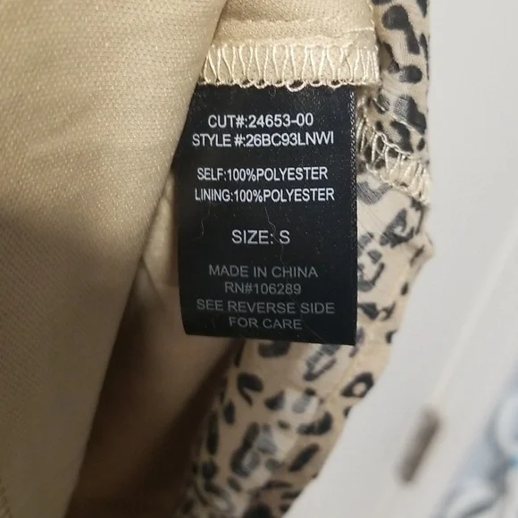 Francesca's Leopard Print Romper - Picture 8 of 9